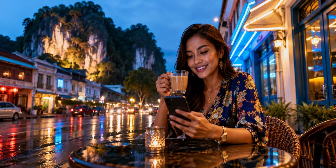 Pengguna Malaysia mendaftar dan mendapat bonus di Ipoh melalui platform dalam talian