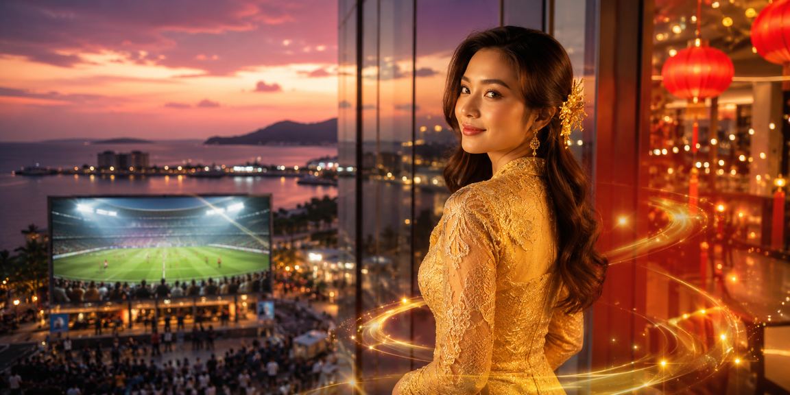 Suasana pertaruhan sukan di Kota Kinabalu dengan pakaian kebaya — semangat Malaysia