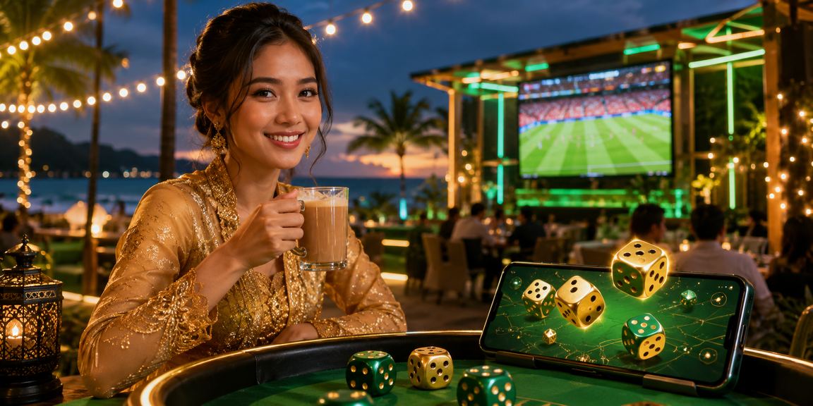 Wanita berbaju kebaya mengikuti pertaruhan bola sepak di Langkawi