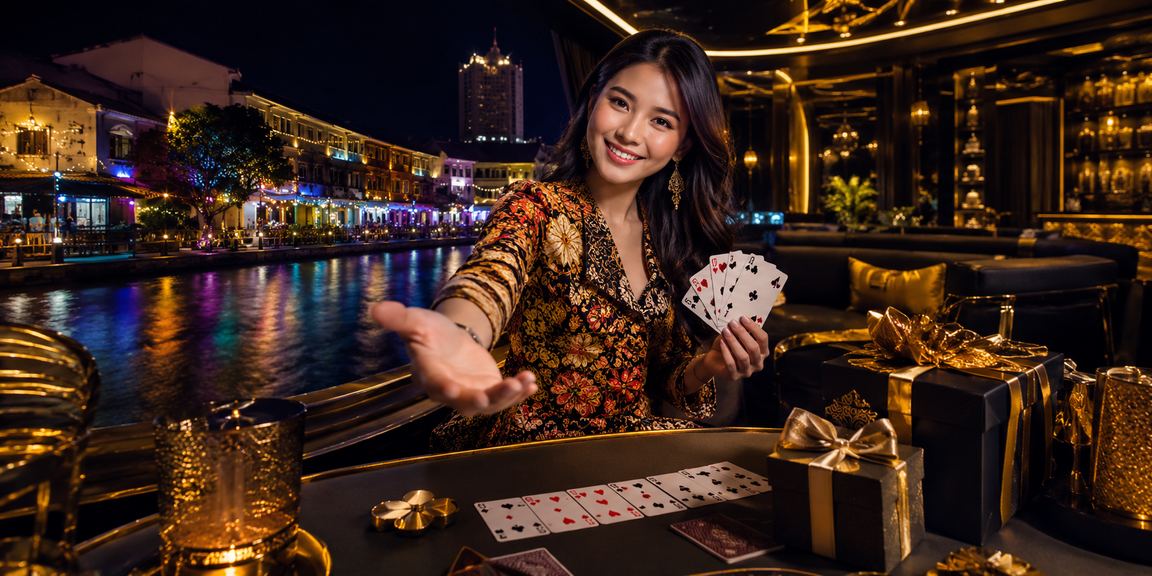 Permainan rummy batik gaya Melaka — hiburan tempatan Malaysia
